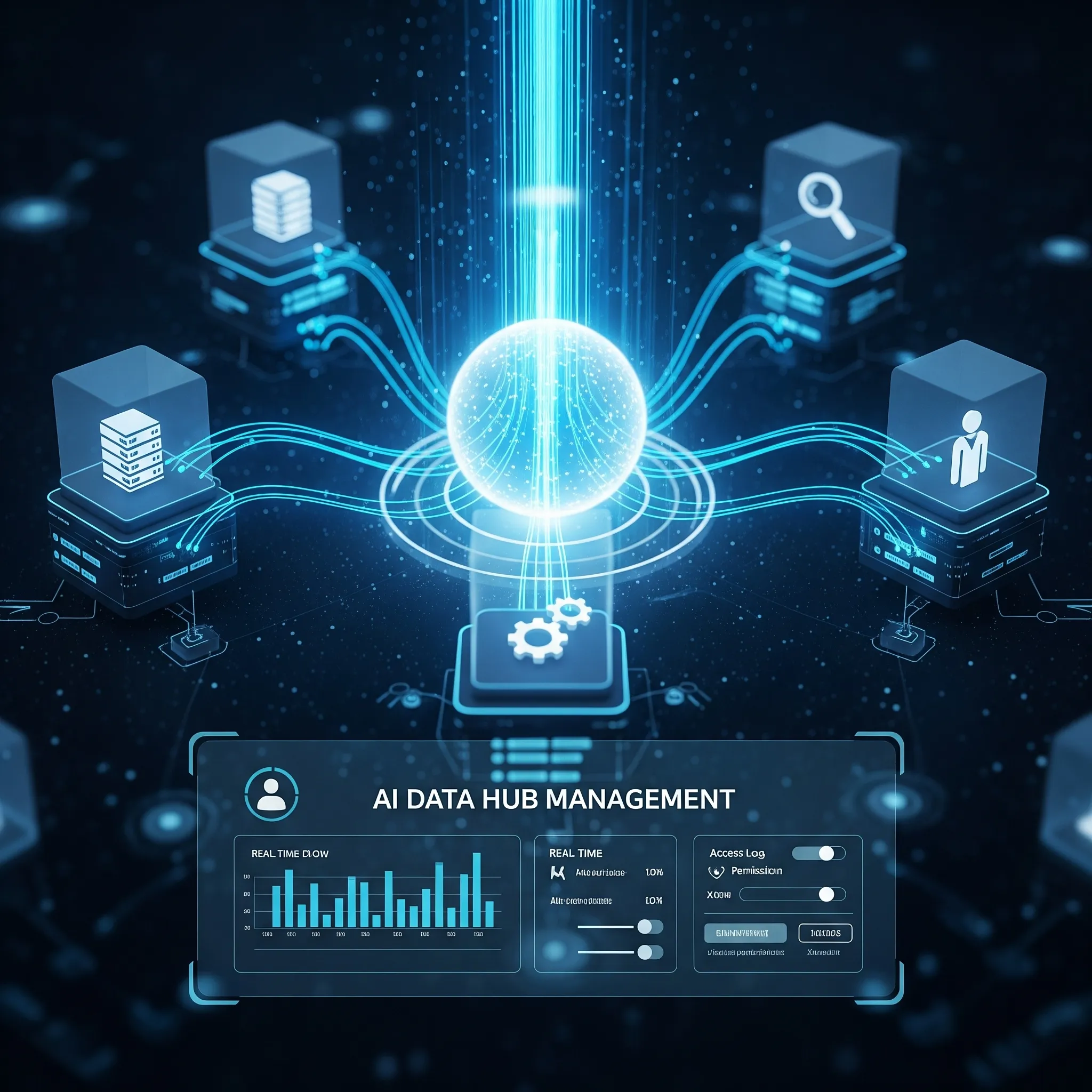 Visual representation of our services and solutions