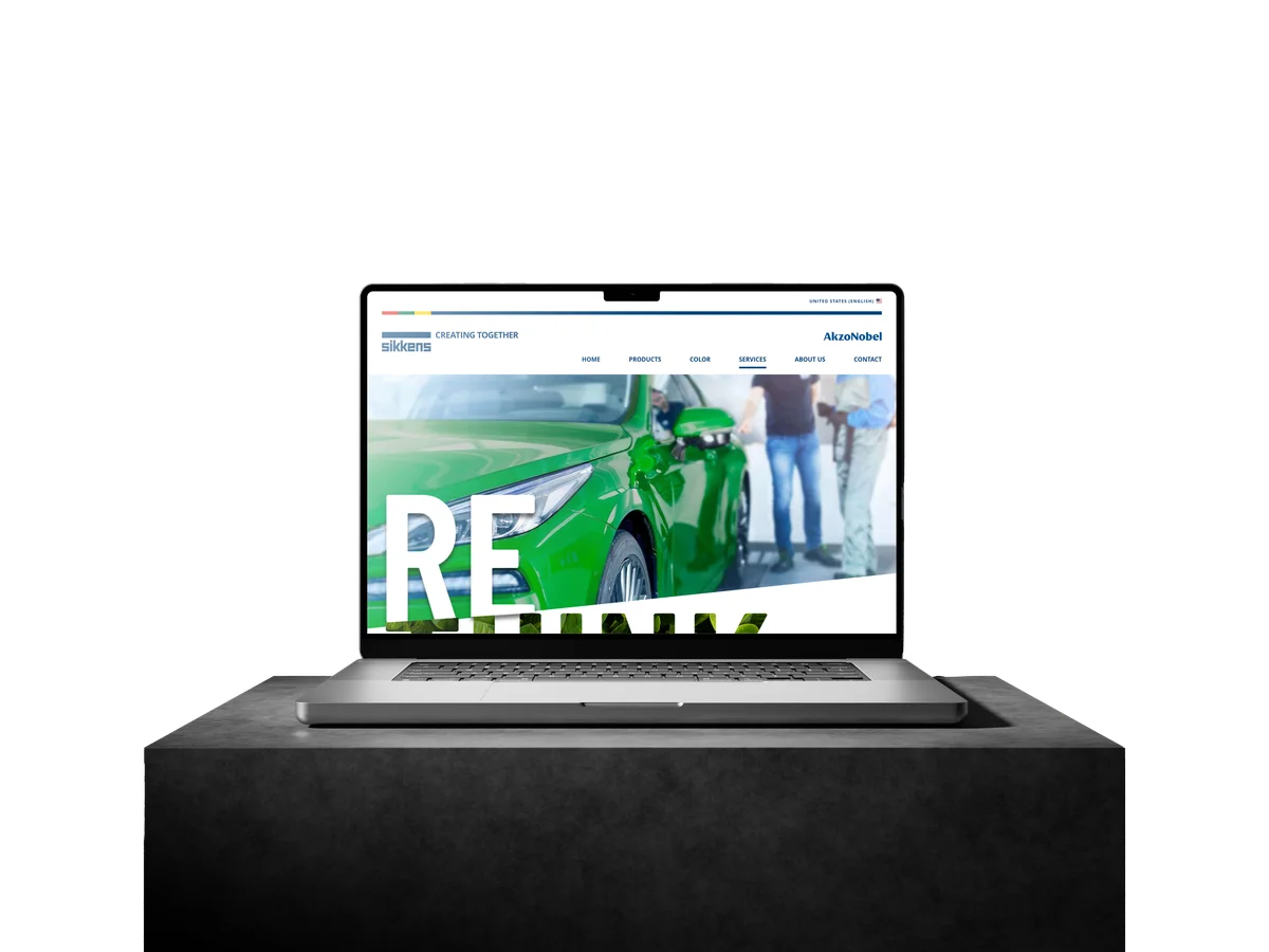 Corporate webdesign van Projectie