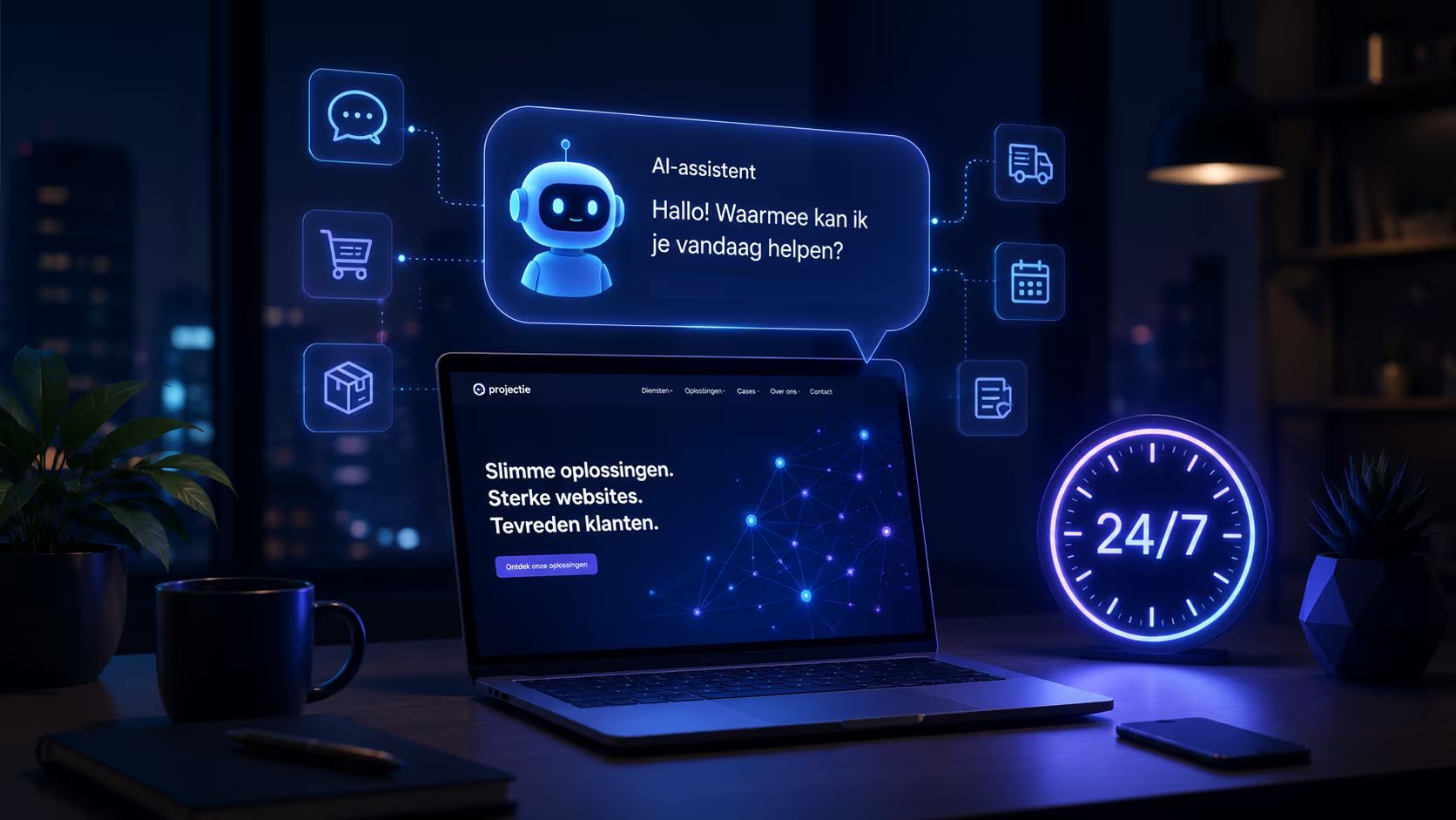 Chatbots en AI-assistenten op je website: 24/7 klantenservice