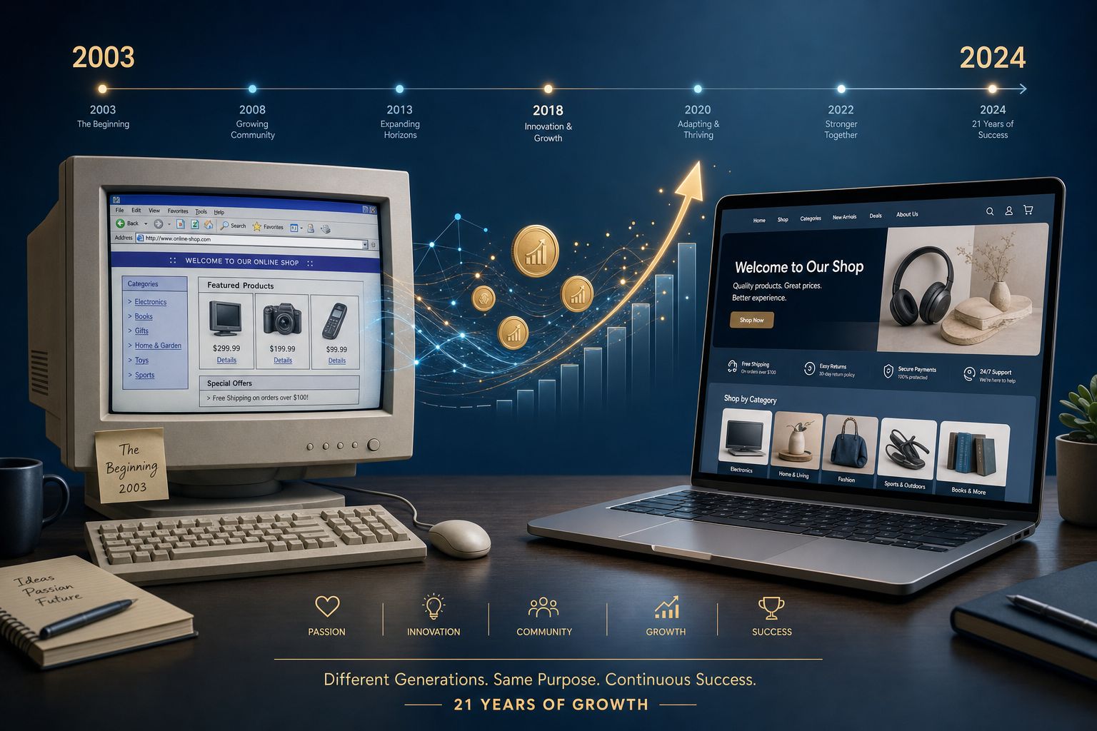 Waarom een 21 jaar oude webshop nog steeds geld opleverde