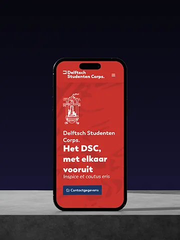 Delft Studenten Corps - <p>Wie aan een studentenvereniging denkt, denkt aan een groep gezellige, jonge en ambitieuze mensen. De websites van studentenverenigingen stralen dat echter meestal niet uit, want tussen het feesten en studeren door krijgen die nauwelijks aandacht. Het Delftsch Corps vond het tijd voor wat nieuws en maakten de tocht naar Leiden om ons die ene belangrijke vraag te stellen: "Maak iets dat echt weer van deze tijd is!"</p><p>
</p>